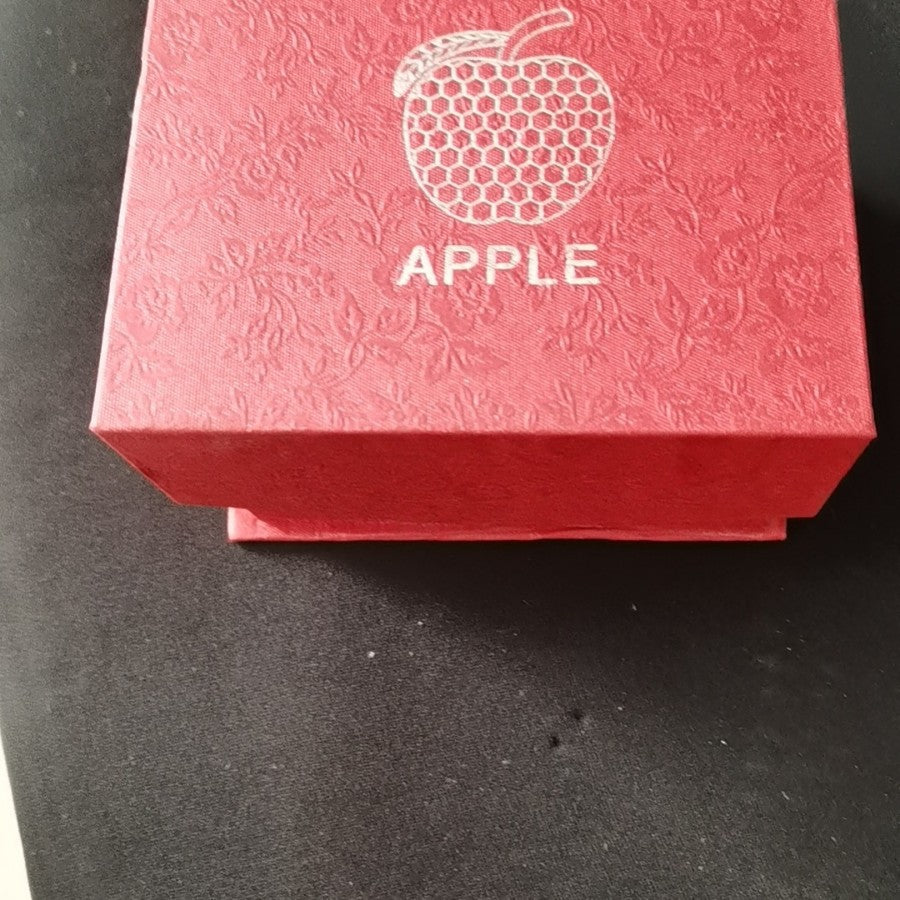 Crystal Apple Ornament Gift Christmas Eve Red Apple Crystal Gift Car Festival Car Ornament Christmas