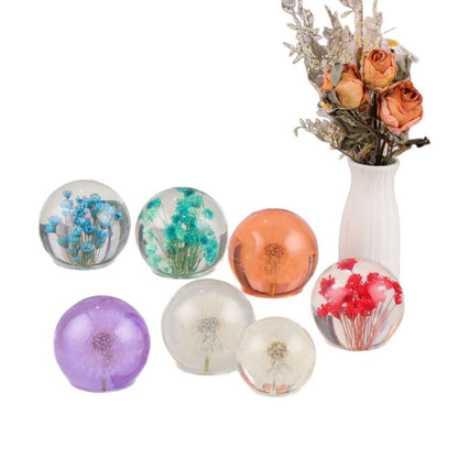 Cross-border Amazon e-commerce explosive real dandelion ecological specimens high permeability plant crystal ornaments gifts are selling well