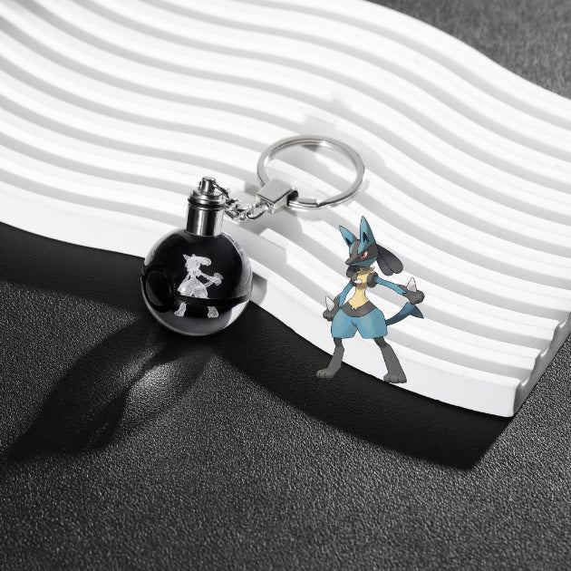 Crystal Poké Ball Keychain Pokémon Pokémon Pokemon Pokemon Merchandise Souvenir