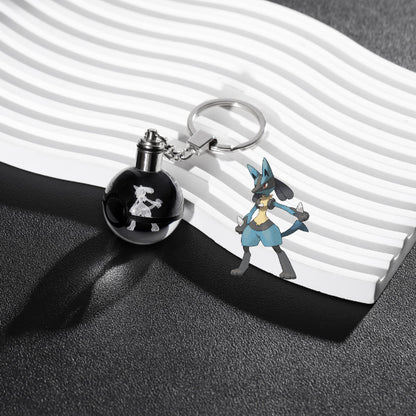 Crystal Poké Ball Keychain Pokémon Pokémon Pokemon Pokemon Merchandise Souvenir