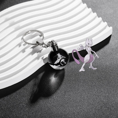 Crystal Poké Ball Keychain Pokémon Pokémon Pokemon Pokemon Merchandise Souvenir