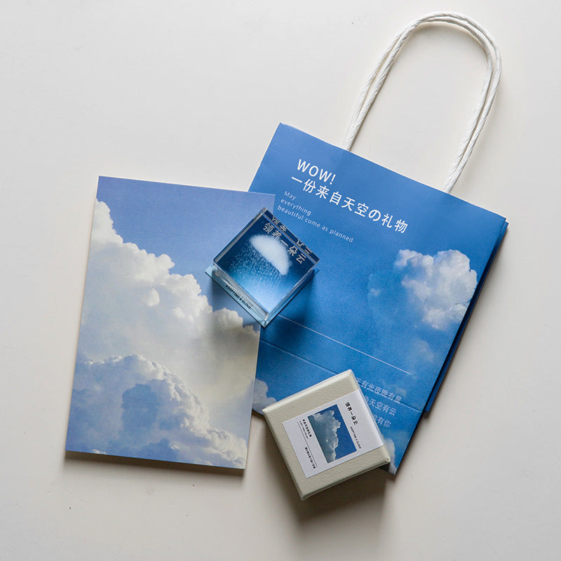 Cloud cube desktop ornaments, adopt a cloud, and give girls a small sense of luxury to give a birthday gift on Women's Day