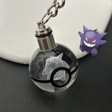 Crystal Poké Ball Keychain Pokémon Pokémon Pokemon Pokemon Merchandise Souvenir