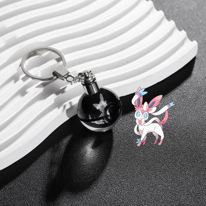 Crystal Poké Ball Keychain Pokémon Pokémon Pokemon Pokemon Merchandise Souvenir