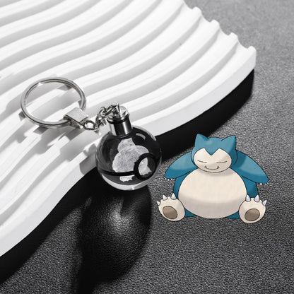 Crystal Poké Ball Keychain Pokémon Pokémon Pokemon Pokemon Merchandise Souvenir