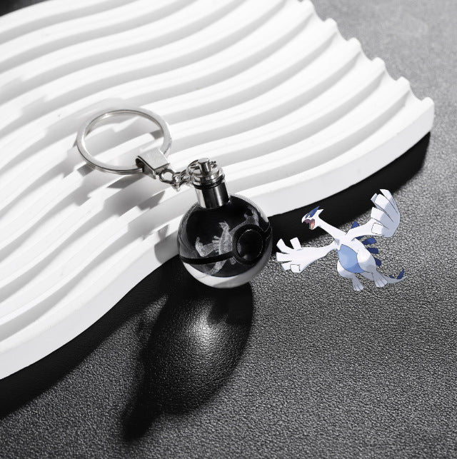 Crystal Poké Ball Keychain Pokémon Pokémon Pokemon Pokemon Merchandise Souvenir