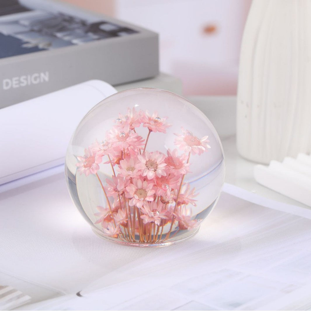 Cross-border Amazon e-commerce explosive real dandelion ecological specimens high permeability plant crystal ornaments gifts are selling well