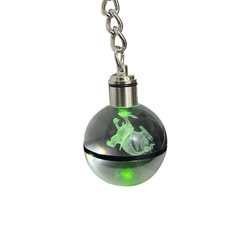 Crystal Poké Ball Keychain Pokémon Pokémon Pokemon Pokemon Merchandise Souvenir