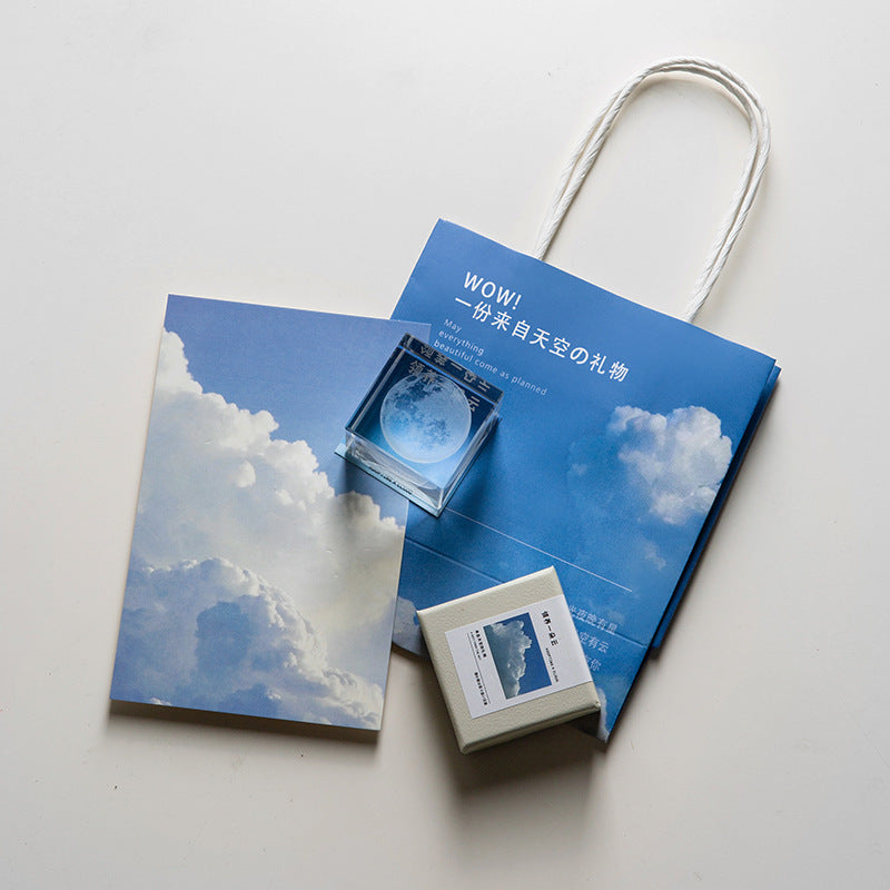 Cloud cube desktop ornaments, adopt a cloud, and give girls a small sense of luxury to give a birthday gift on Women's Day