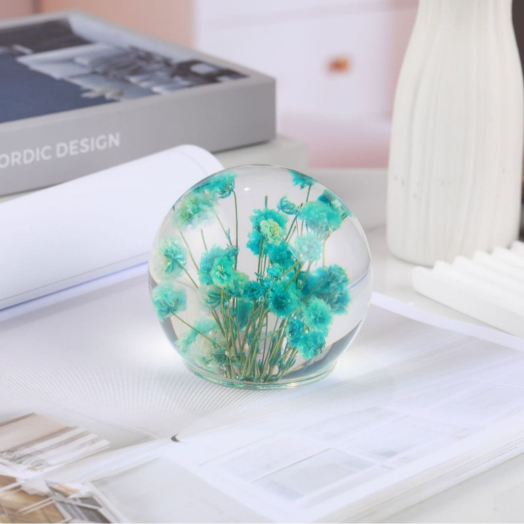 Cross-border Amazon e-commerce explosive real dandelion ecological specimens high permeability plant crystal ornaments gifts are selling well