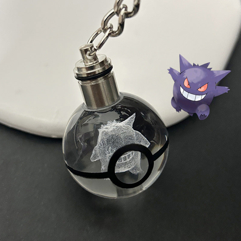 Crystal Poké Ball Keychain Pokémon Pokémon Pokemon Pokemon Merchandise Souvenir