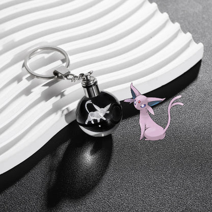 Crystal Poké Ball Keychain Pokémon Pokémon Pokemon Pokemon Merchandise Souvenir