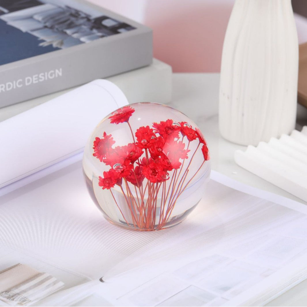 Cross-border Amazon e-commerce explosive real dandelion ecological specimens high permeability plant crystal ornaments gifts are selling well