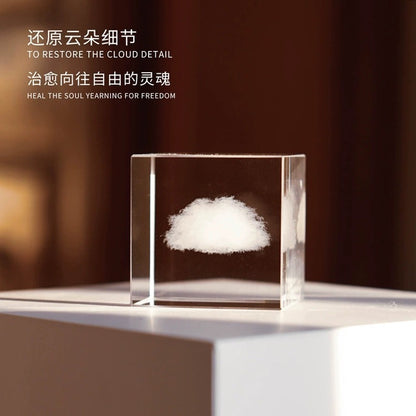 Cloud cube desktop ornaments, adopt a cloud, and give girls a small sense of luxury to give a birthday gift on Women's Day