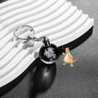 Crystal Poké Ball Keychain Pokémon Pokémon Pokemon Pokemon Merchandise Souvenir