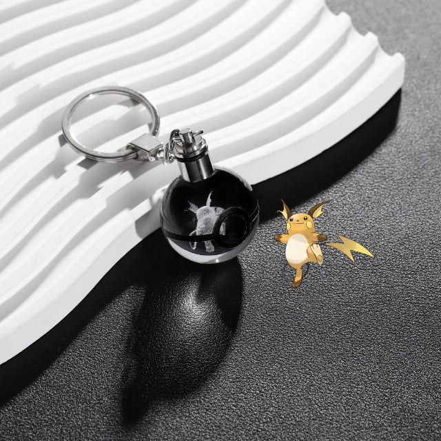 Crystal Poké Ball Keychain Pokémon Pokémon Pokemon Pokemon Merchandise Souvenir