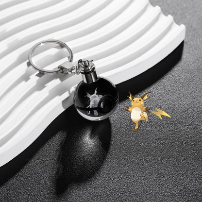 Crystal Poké Ball Keychain Pokémon Pokémon Pokemon Pokemon Merchandise Souvenir