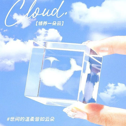 Cloud cube desktop ornaments, adopt a cloud, and give girls a small sense of luxury to give a birthday gift on Women's Day