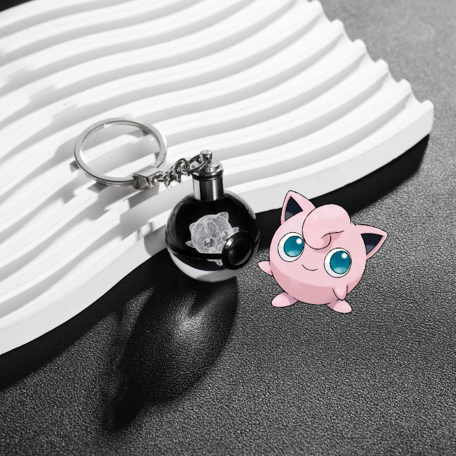 Crystal Poké Ball Keychain Pokémon Pokémon Pokemon Pokemon Merchandise Souvenir