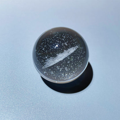 Bored Take a look at the solar system! Romantic glowing crystal ball ornaments for holiday birthday commemorative gifts