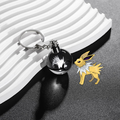 Crystal Poké Ball Keychain Pokémon Pokémon Pokemon Pokemon Merchandise Souvenir