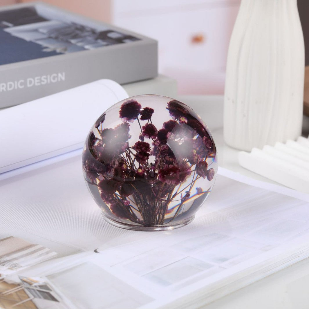 Cross-border Amazon e-commerce explosive real dandelion ecological specimens high permeability plant crystal ornaments gifts are selling well