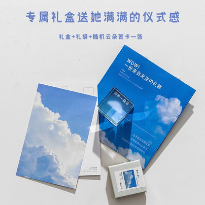 Cloud cube desktop ornaments, adopt a cloud, and give girls a small sense of luxury to give a birthday gift on Women's Day