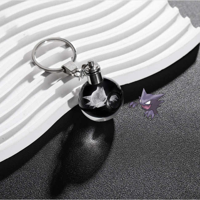 Crystal Poké Ball Keychain Pokémon Pokémon Pokemon Pokemon Merchandise Souvenir