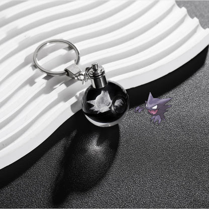 Crystal Poké Ball Keychain Pokémon Pokémon Pokemon Pokemon Merchandise Souvenir