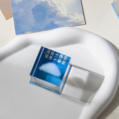 Cloud cube desktop ornaments, adopt a cloud, and give girls a small sense of luxury to give a birthday gift on Women's Day